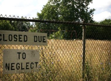 An abandoned playground in Detroit. A\J – Alternatives Journal