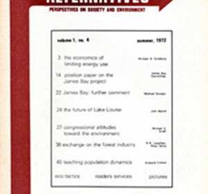 Summer 1972 Alternatives Journal 1.4