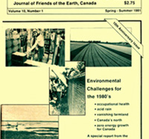 Environmental Challenges for the 1980's Alternatives Journal 10.1
