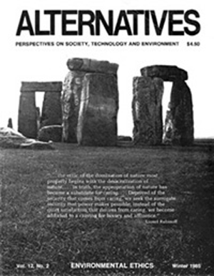 Environmental Ethics Alternatives Journal 12.2