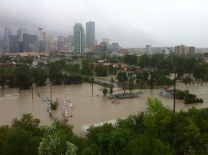 Calgary flood 2013. A\J Alternatives Journal.ca