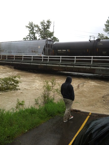 Flooding in Calgary, June 2013.