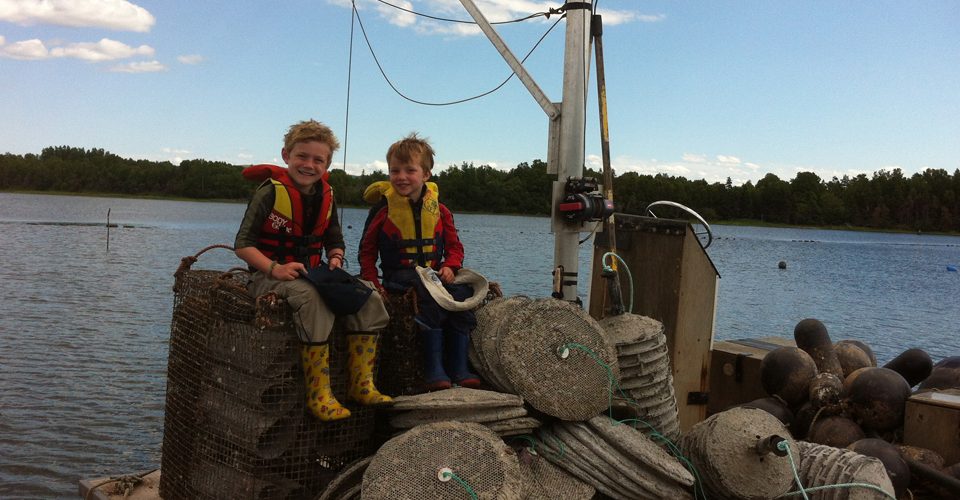 Oyster fishing; sustainable fisheries. A\J AlternativesJournal.ca