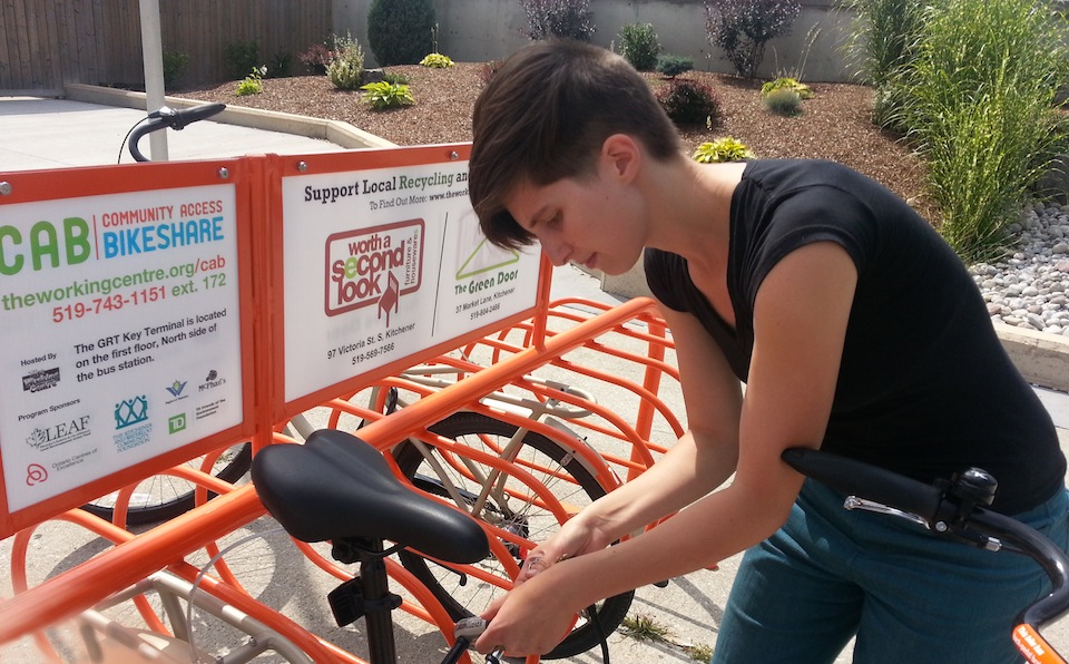 Kitchener's New Bike Share Gives Back to the Community A\J