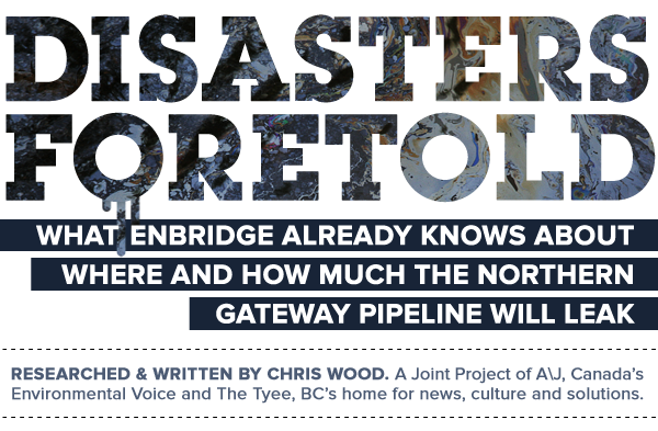 What Enbridge already knows about where and how much the Northern Gateway Pipeline will leak.