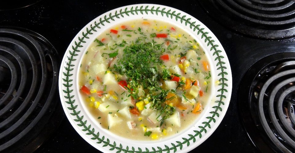 corn chowder recipe A\J AlternativesJournal.ca