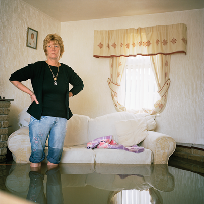 Margaret Clegg, Toll Bar Village near Doncaster, UK  (from Drowning World series