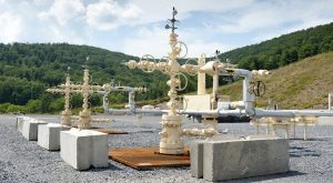 A shale gas well in Pennsylvania