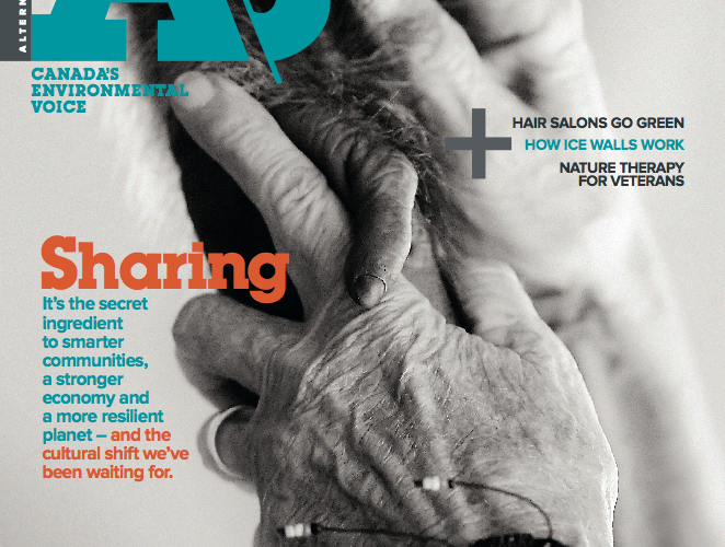 Cover of the A\J Sharing issue on the sharing economy, April 2014