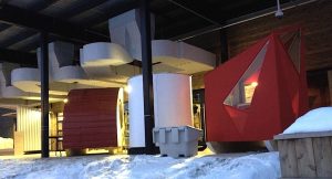 Laurentian University Architecture ice fishing huts project