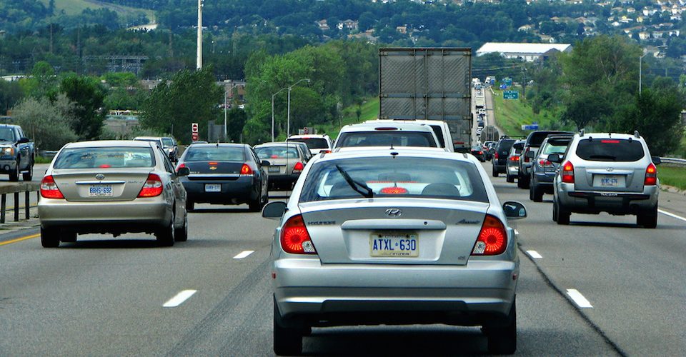 Traffic in Barrie, Ontario