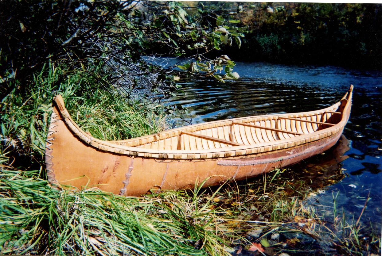 Birch bark canoe discount