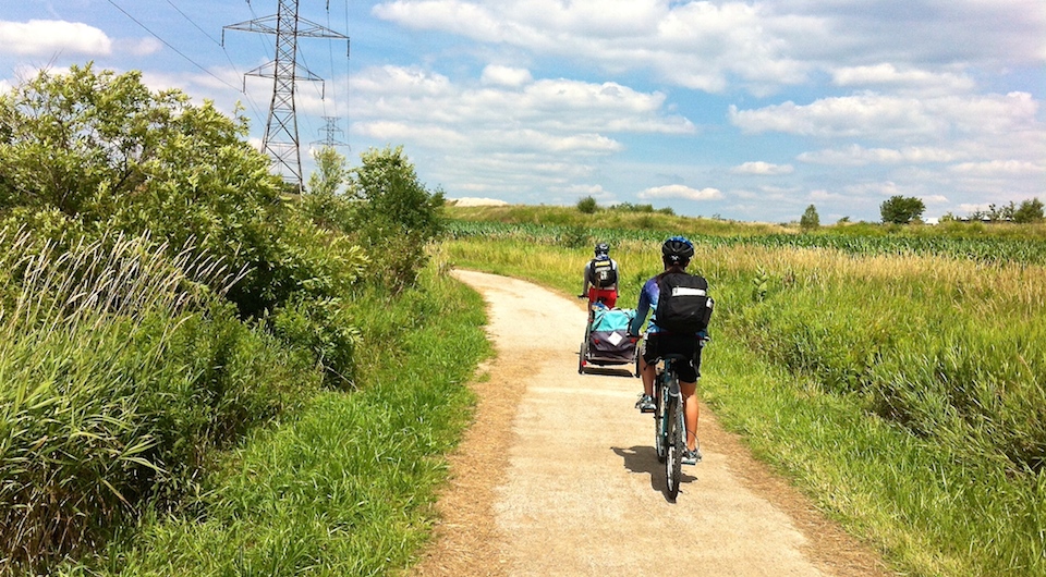 En route to Laurel Creek Conservation Area via the Laurel Trail