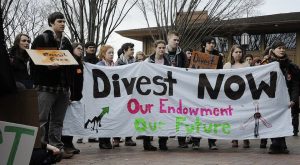 Fossil Fuel Divestment Student Protest at Tufts University