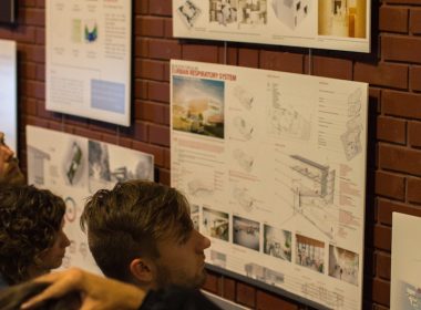 Winning projects on display at the Sustainable Design Awards.