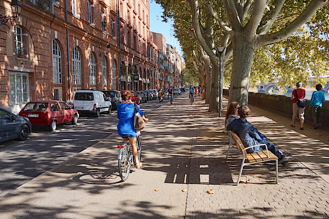 A street in Toulouse.