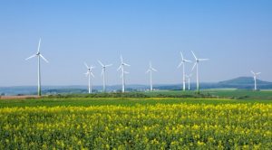 Windmills in rural Germany. © elxeneize \ Fotolia.com