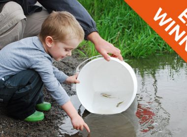 Trout release at the Junction Creek