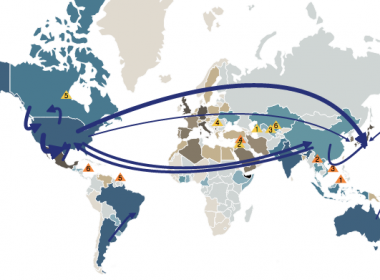 Water is moved around the world in commodities.