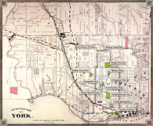 Map of Garrison Creek Parks