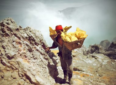 Ijen Sulphur Mining. Kevin McElvaney.