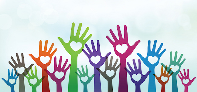 Volunteer hands Fotolia_70765048