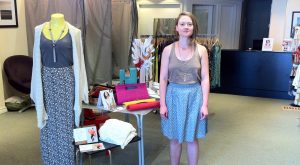 Melissa Stieber of More Than Half clothing in Kitchener, Canada