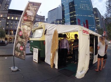 Shark on a bus - the moveable museum exhibit