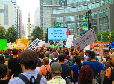 2014_People's_Climate_Change_March_at_Columbus_Circle