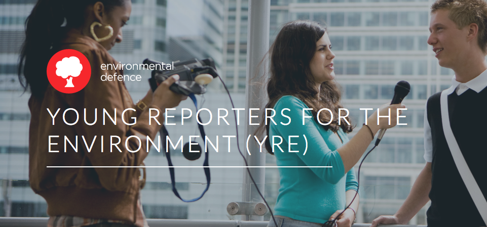 YRE Canada is part of Young Reporters for the Environment – an international pro