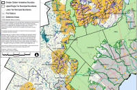 Proposed Greenbelt Expansion Study Area - Streams and Water Map