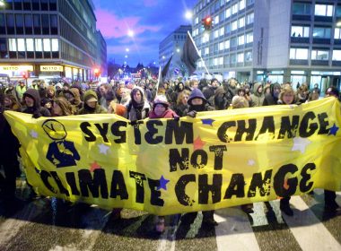 system change not climate change